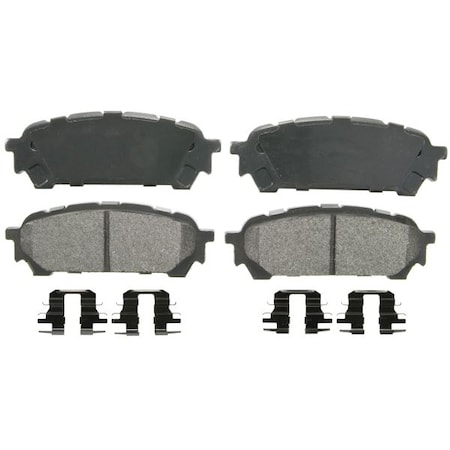 Wagner Brakes Semi-Met Disc Pad Set, Zx1004 ZX1004